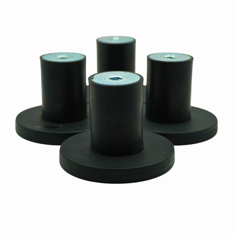 Magnetic Feet with Anti Vibration Legs - Set of 4