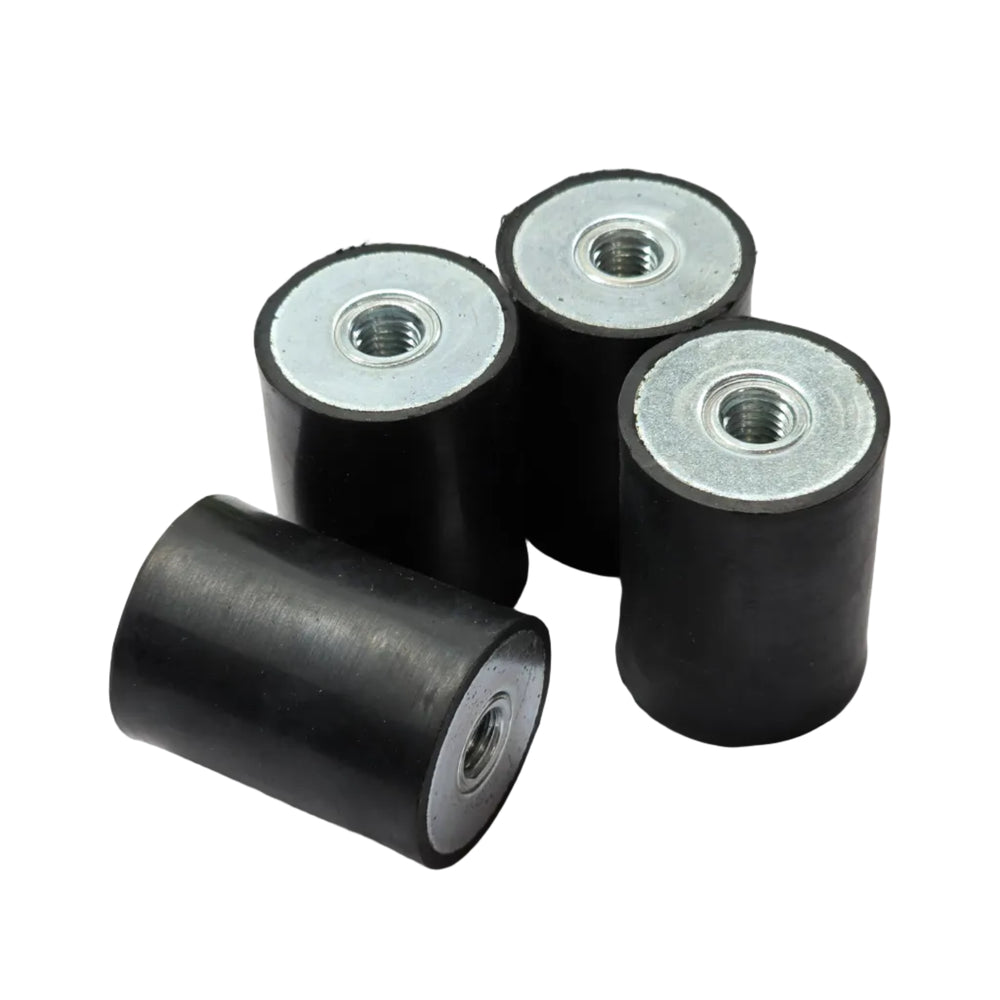 40mm x 30mm Rubber Anti-Vibration Legs - Set of 4