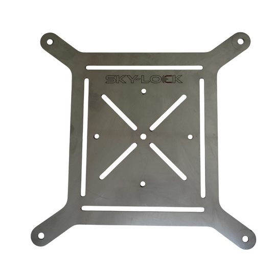 Stainless Base X Bracket suit Standard Sky-Lock Frame