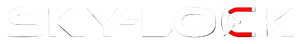 Logo of SKY-LOCK with a black background